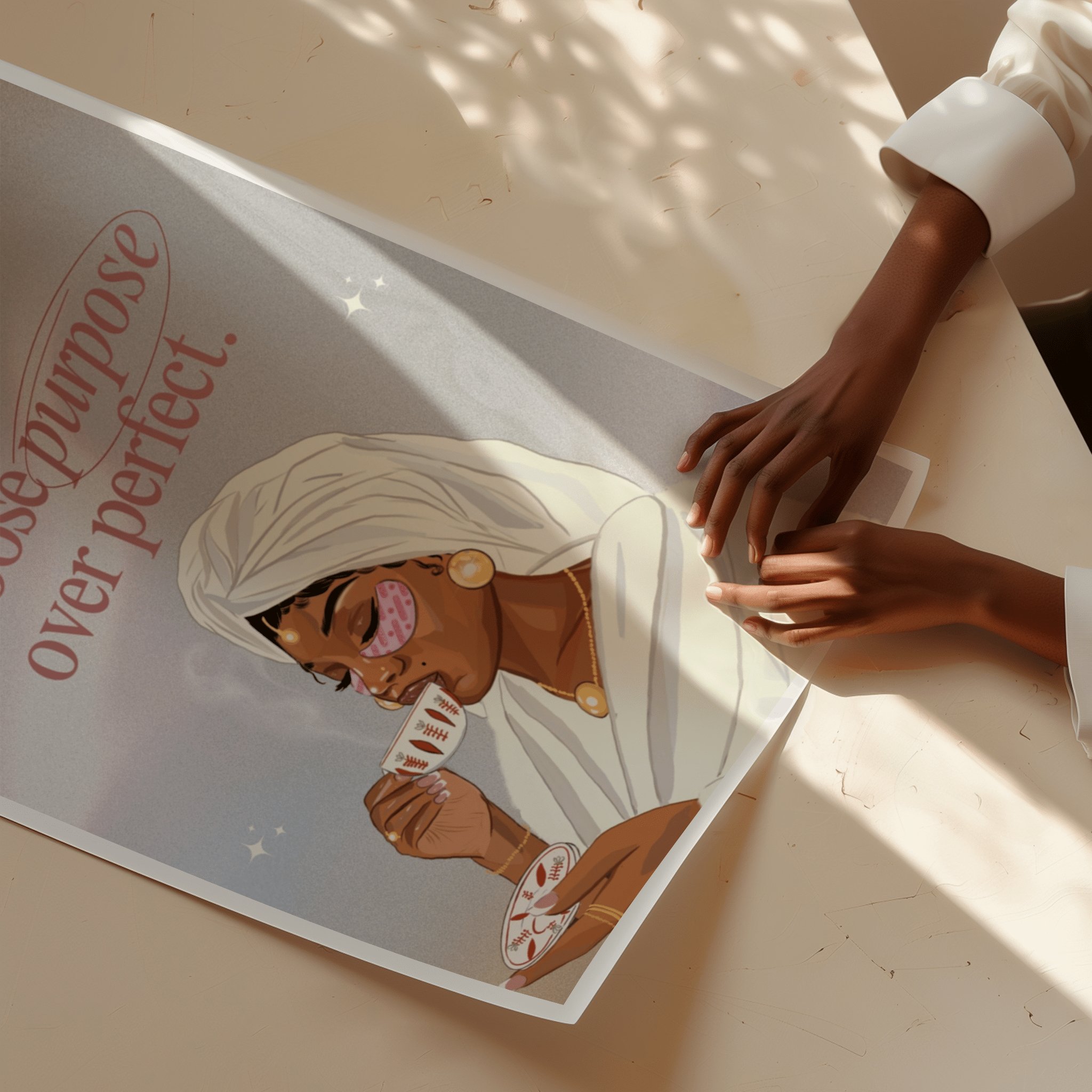 Choose Purpose Over Perfect - Matte Vertical Posters